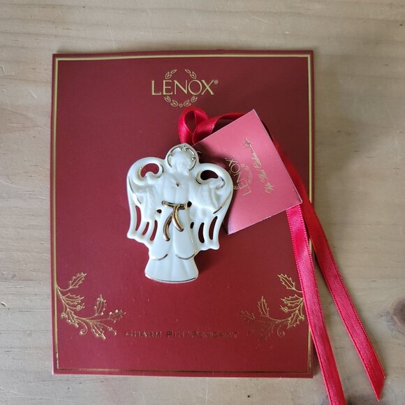 Lenox Accessories - Lenox Angel Charm Pin/Pendant Gift/Hostess Idea - Handcrafted & Elegant‎
